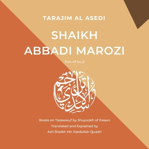 Books by Shaikh Abbadi Marozi (رحمة اللہ علیه)
